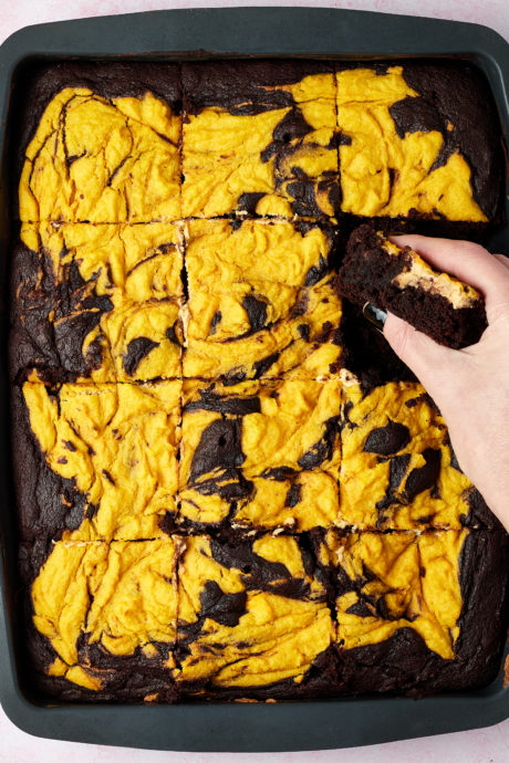 brownie vegan con zucca