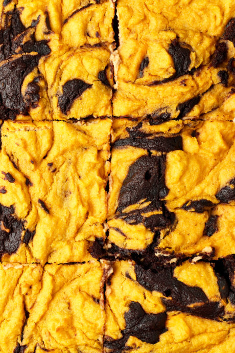 brownie vegan con zucca