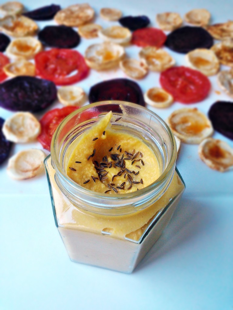 Hummus con zucca arrosto