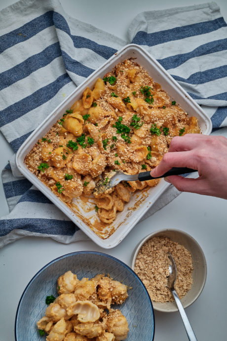 pasta al forno mac and cheese vegan zucca 