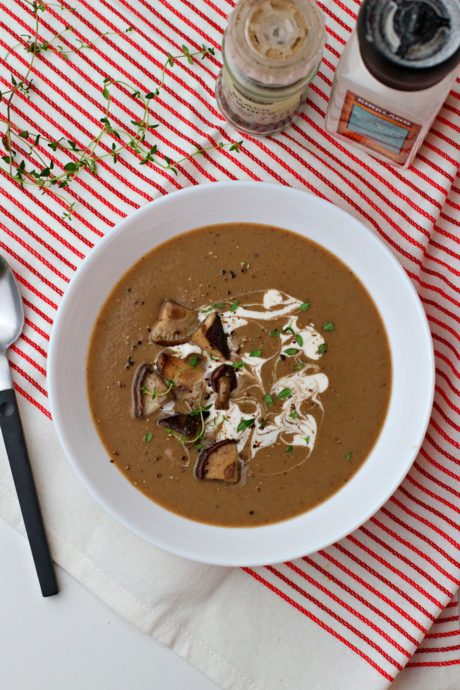 Vellutata di funghi e castagne