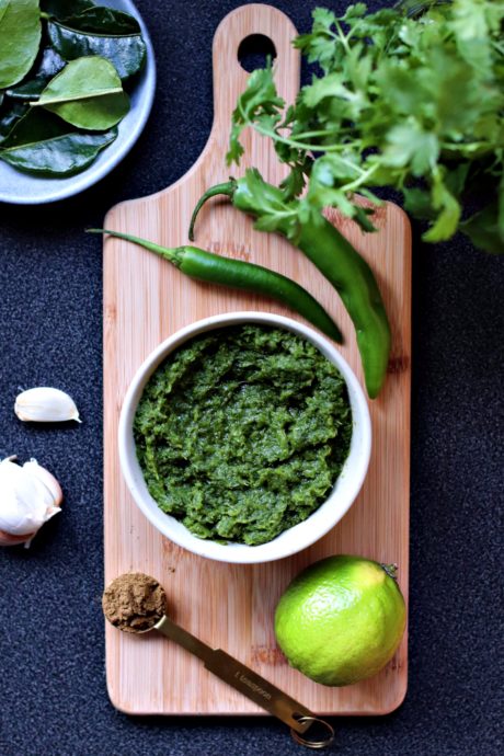 Salsa curry verde e i suoi ingredienti