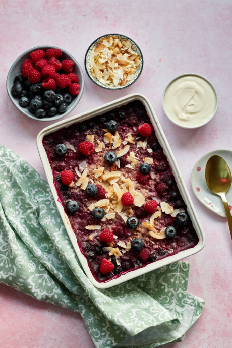 porridge al forno microonde frutta