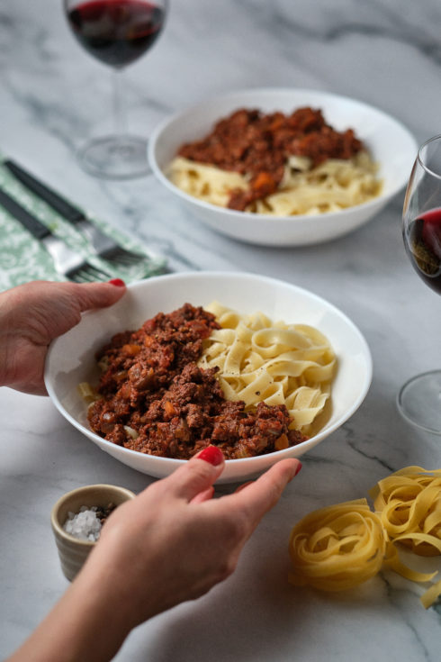 ragù alla bolognese vegan