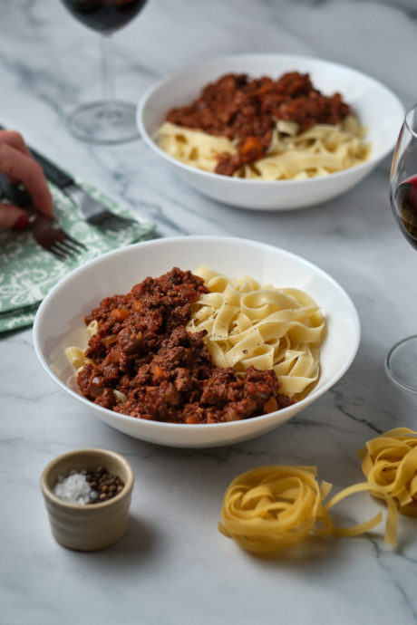 ragù alla bolognese vegan