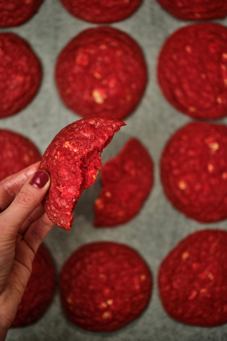 Red velvet cookies ricetta vegan